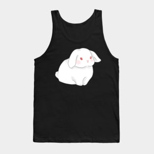 cute round angry rew holland lop rabbit | Bunniesmee Tank Top